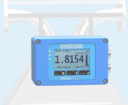 The RHE45 is an extremely compact Coriolis transmitter with integrated display